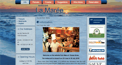 Desktop Screenshot of lamaree-sa.com